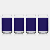 Stijlvolle unieke familienaam blikvorm glas (Achterkant)