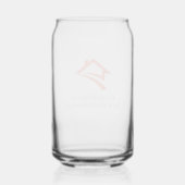 Stijlvolle unieke makelaar blikvorm glas (Achterkant)