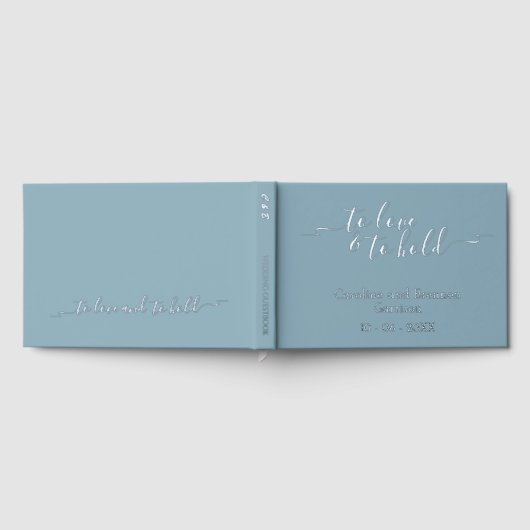 Stijlvolle unieke paar namen bruiloft gelofte goud gastenboek (Volledig)