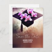 Stijlvolle Unique Afstuderen Aankondiging Briefkaa (Voorkant / Achterkant)