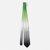 Stijlvolle unisex aromantische pride vlag das (Achterkant)
