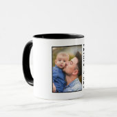 "Stijlvolle Vaderdag-fotokaart" Mok (Voorkant links)