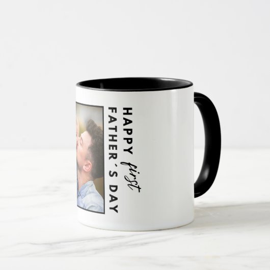 "Stijlvolle Vaderdag-fotokaart" Mok (Voorkant rechts)