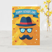 Stijlvolle Vaderdag kaart (Gele Bloem)