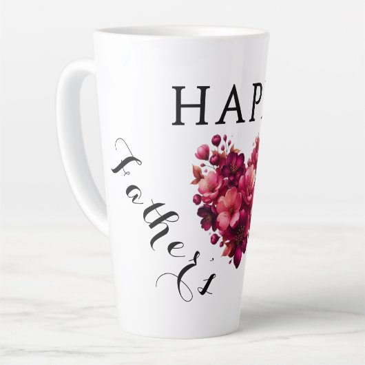 Stijlvolle Vaderdag Latte Mok Gift (Linkerhoek)