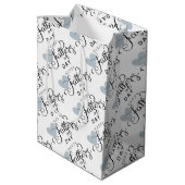 Stijlvolle Vaderdag Medium Cadeauzakje (Achterkant Gekanteld)