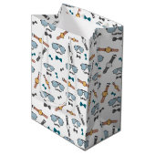 Stijlvolle Vaderdag Medium Cadeauzakje (Voorkant Gekanteld)