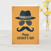 Stijlvolle Vaders Dag Kaart (Gele Bloem)