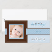 STIJLVOLLE VAKANTIE FOTOKAART :: zoetheid 1 Feestdagenkaart (Voorkant / Achterkant)