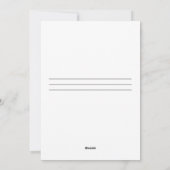 Stijlvolle vakantie - kerst Kaart (Achterkant)