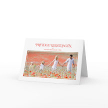 Stijlvolle vakantiegroet van Kerstmis