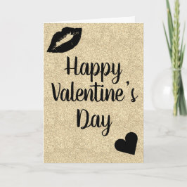 Stijlvolle  Valentijn-dagkaart Kaart