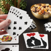 Stijlvolle Valentijn's Day speelkaarten (Insitu)