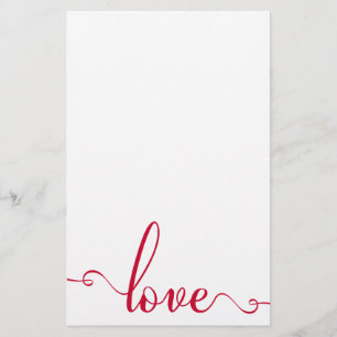 Stijlvolle Valentijnsdag Briefpapier