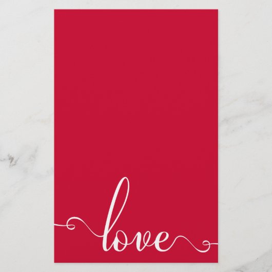 Stijlvolle Valentijnsdag Briefpapier (Voorkant)