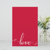 Stijlvolle Valentijnsdag Briefpapier (Staand voorkant)