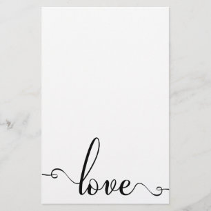 Stijlvolle Valentijnsdag Briefpapier