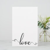 Stijlvolle Valentijnsdag Briefpapier (Staand voorkant)