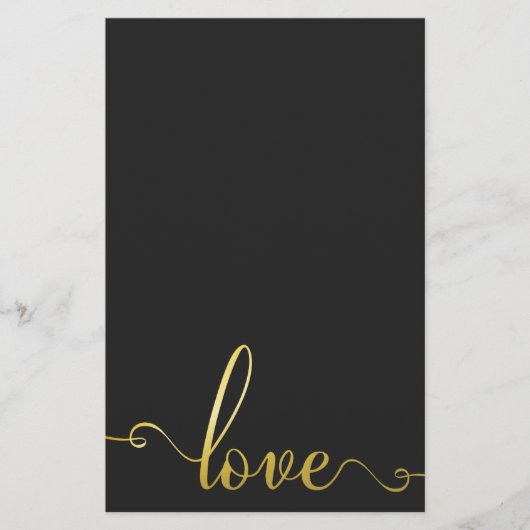 Stijlvolle Valentijnsdag Briefpapier (Voorkant)