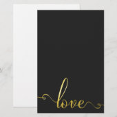 Stijlvolle Valentijnsdag Briefpapier (Voorkant / Achterkant)