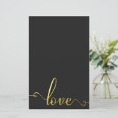 Stijlvolle Valentijnsdag Briefpapier (Staand voorkant)