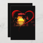 Stijlvolle Valentijnsdag Feestdagenkaart (Voorkant / Achterkant)