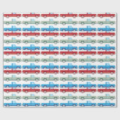 Stijlvolle Vector Oude ophaaltransportvector Cadeaupapier (Vlak)