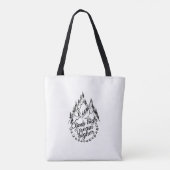 Stijlvolle & verheffende Shopper Bag Climb High Tote Bag (Achterkant)