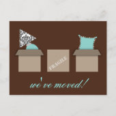 Stijlvolle verhuisdozen Bewegende aankondiging Bri (Voorkant)