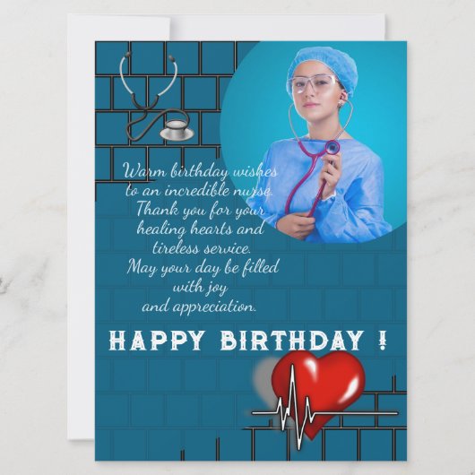 Stijlvolle verjaardag van de dokter kaart (Voorkant)