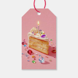 Stijlvolle verjaardagscadeautags cadeaulabel