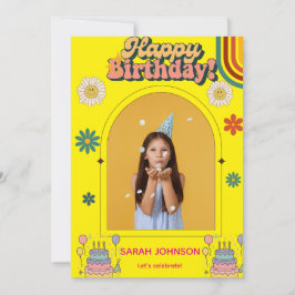 Stijlvolle verjaardagsuitnodiging | Elegant feest Kaart