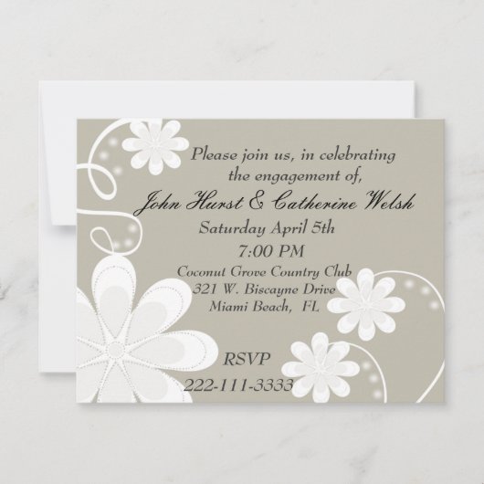 Stijlvolle verlofpartij Uitnodiging (Voorkant)