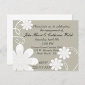 Stijlvolle verlofpartij Uitnodiging (Voorkant / Achterkant)