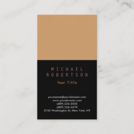 Stijlvolle Vertical Plain Eenvoudig Visitekaartje