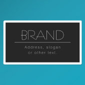 Stijlvolle verwisselbare tekst met rand labels
