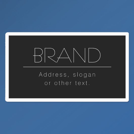 Stijlvolle verwisselbare tekst met rand labels