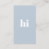 Stijlvolle Vette Koele Unieke Moderne Typografie Visitekaartje (Voorkant)