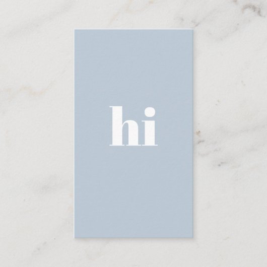 Stijlvolle Vette Koele Unieke Moderne Typografie Visitekaartje (Voorkant)