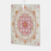 Stijlvolle vierkante glazen Ornament Perfect Holid (Voorkant links)