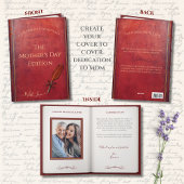 Stijlvolle Vintage Verhalenboek Moederdag Fotokaar Kaart