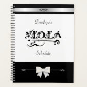 Stijlvolle Viola Student Rooster Organizer (Voorkant)