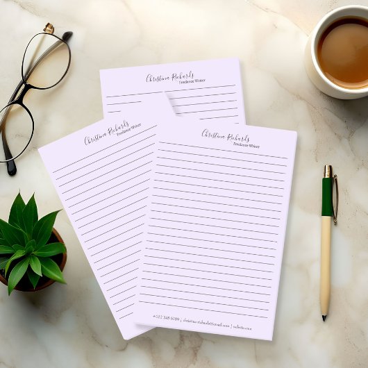 Stijlvolle Violet minimalistisch Post-it® Notes