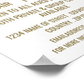 Stijlvolle vioollessen reclame poster (Hoek)