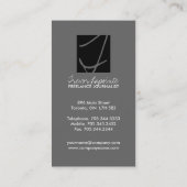 Stijlvolle Visitekaartjes (Achterkant)