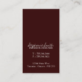 Stijlvolle Visitekaartjes (Achterkant)