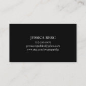 Stijlvolle Visitekaartjes (Achterkant)