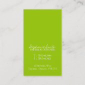 Stijlvolle Visitekaartjes (Achterkant)