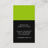 Stijlvolle Visitekaartjes (Achterkant)