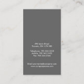 Stijlvolle Visitekaartjes (Achterkant)